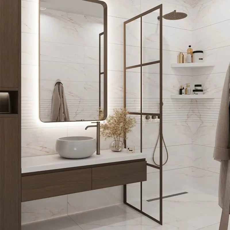 Ceramic Tiles Dahlia White 100x100 (Spain)